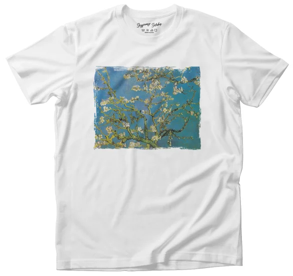 Koszulka Kwitnący migdałowiec Vincent Van Gogh
