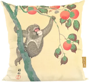 Poduszka Małpa na drzewie persymonowym Ohara Koson
