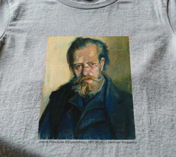 Koszulka z nadrukiem Portret Franciszka Wyspiańskiego, ojca artysty Stanisław Wyspiański