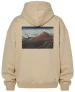 Bluza oversize Ulewa pod szczytem Katsushika Hokusai
