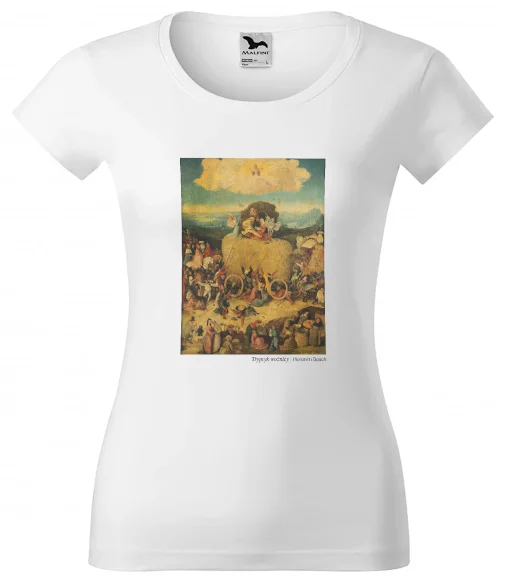 Bluzka damska Tryptyk woźnicy Hieronim Bosch