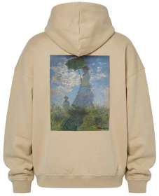 Bluza oversize Kobieta z parasolem Claude Monet