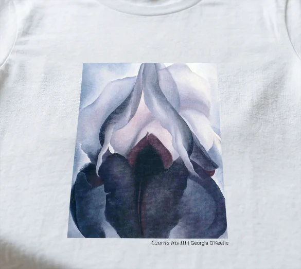 Bluzka damska Czarna Iris III Georgia O’Keeffe