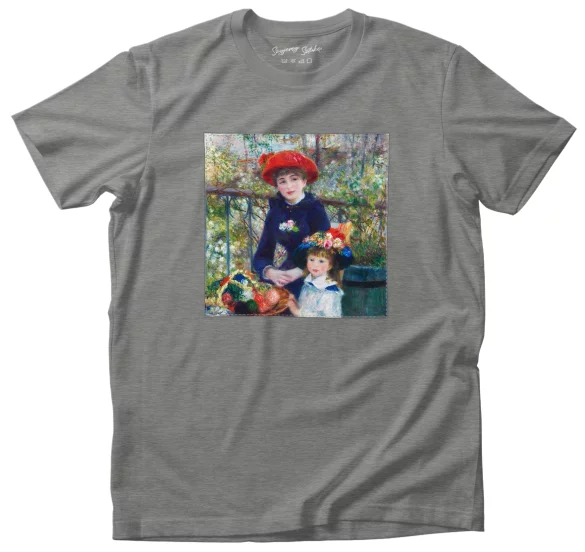 Koszulka z naszywką Dwie siostry (na tarasie) Pierre-Auguste Renoir