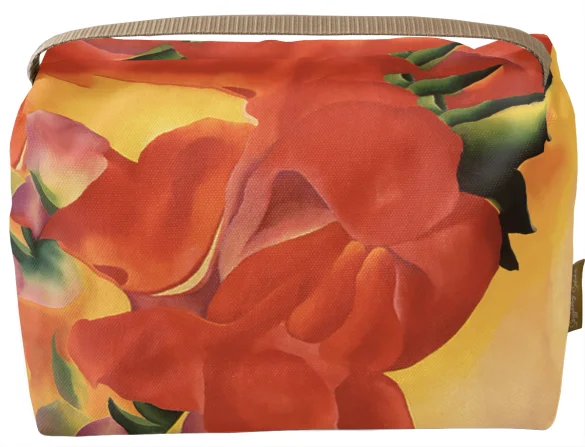 Kosmetyczka kuferek czerwona kanna Georgia O’Keeffe
