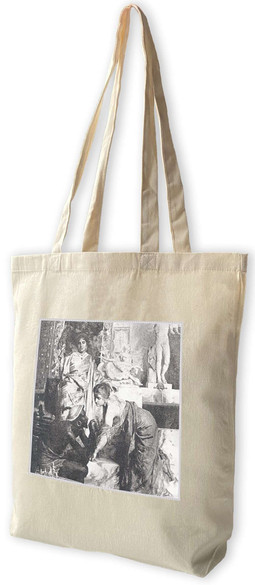 Torba z naszywką Sprzedaż amuletów Henryk Siemiradzki