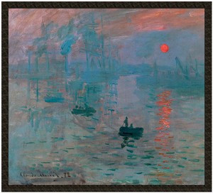 Naszywka Impresja, wschód słońca Claude Monet