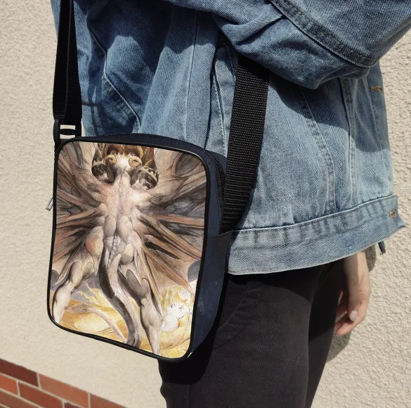 Torba Listonoszka Wielki czerwony smok i niewiasta obleczona w słońce William Blake