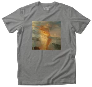 Koszulka z nadrukiem Spalenie Parlamentu William Turner