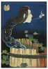 Magnes Dwór talerzy (Sara yashiki) Katsushika Hokusai