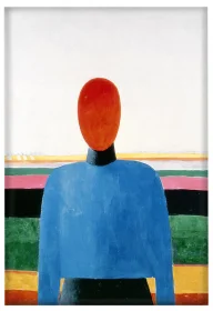 Magnes Popiersie kobiety Kazimir Severinovich Malevich