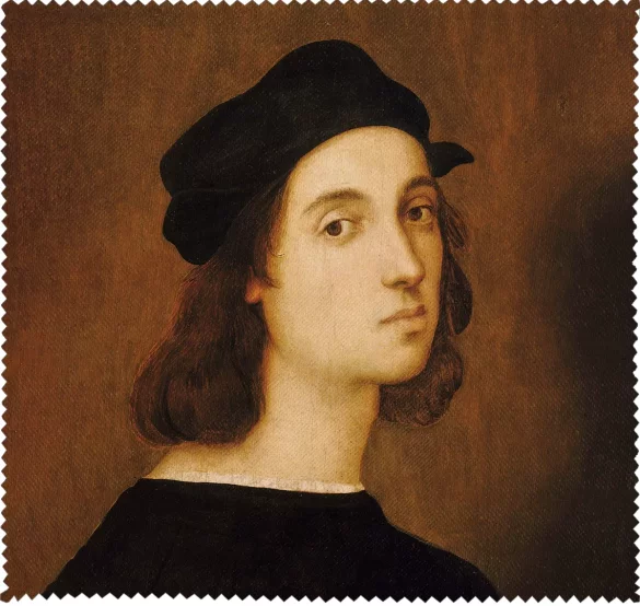 Ściereczka do okularów Autoportret Rafael Santi