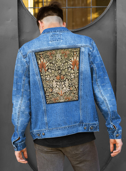 Ekran Główka węża William Morris