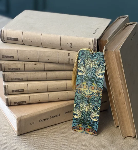 Zakładka do książki Paw i smok William Morris