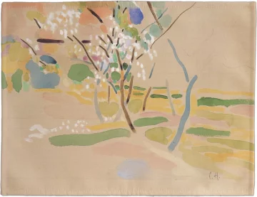 Podkładka na stół Kwitnąca jabłoń Curt Herrmann