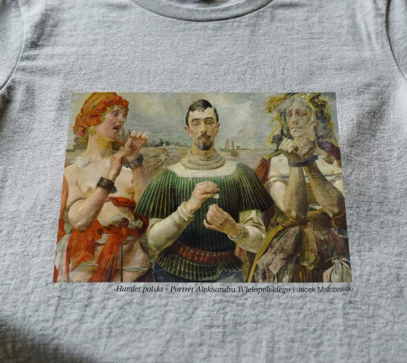 Koszulka z nadrukiem Hamlet polski - Portret Aleksandra Wielopolskiego Jacek Malczewski
