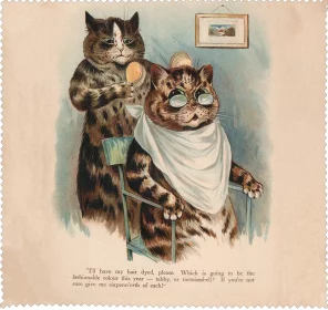 Ściereczka do okularów Koty Louisa Waina Louis Wain