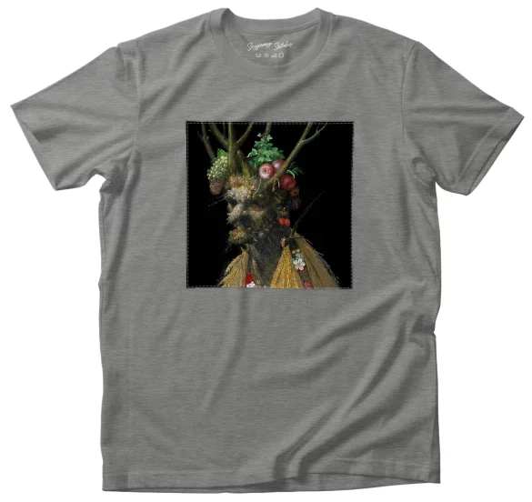 Koszulka z naszywką Cztery pory roku w jednej głowie Giuseppe Arcimboldo