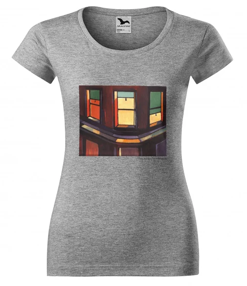 Bluzka damska Okna nocne Edward Hopper