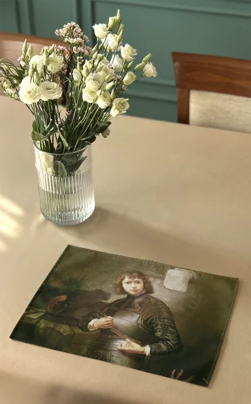 Podkładka na stół Młody mężczyzna w złotej zbroi Rembrandt