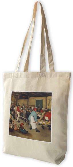 Torba z naszywką Chłopskie wesele Pieter Bruegel starszy