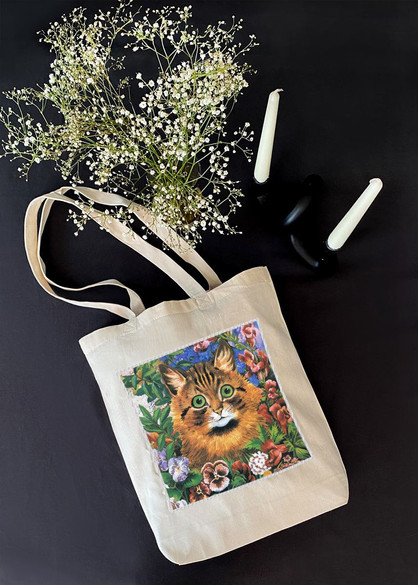 Torba z naszywką Studium kota Louis Wain