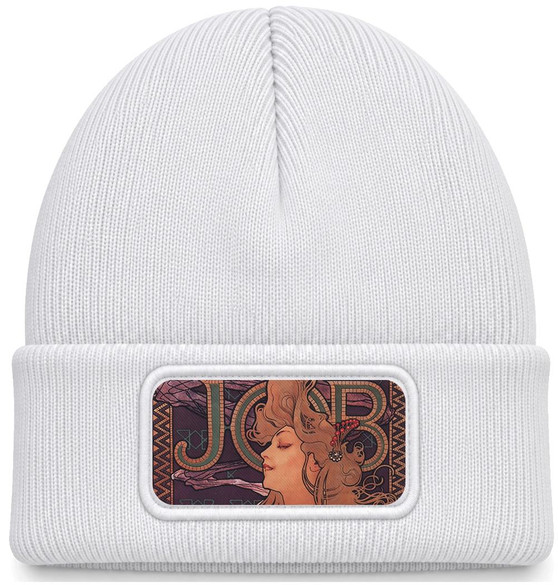 Czapka zimowa Job Alfons Mucha – biała