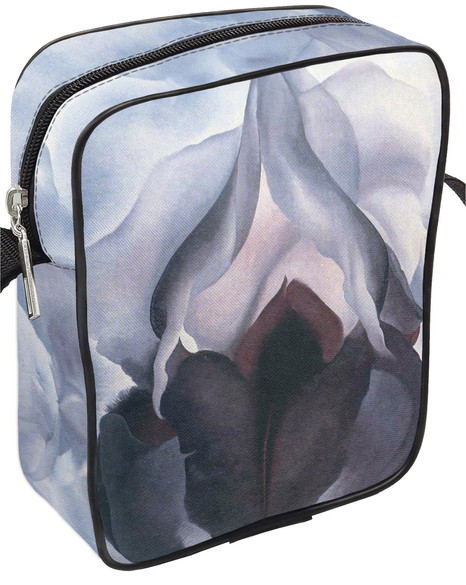 Torba listonoszka Czarna Iris III Georgia O’Keeffe