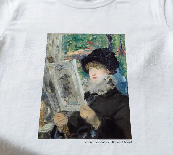 Koszulka z nadrukiem Kobieta czytająca Édouard Manet