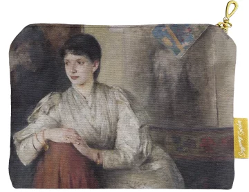 Kosmetyczka mini Portret kobiety w białej sukni Olga Boznańska