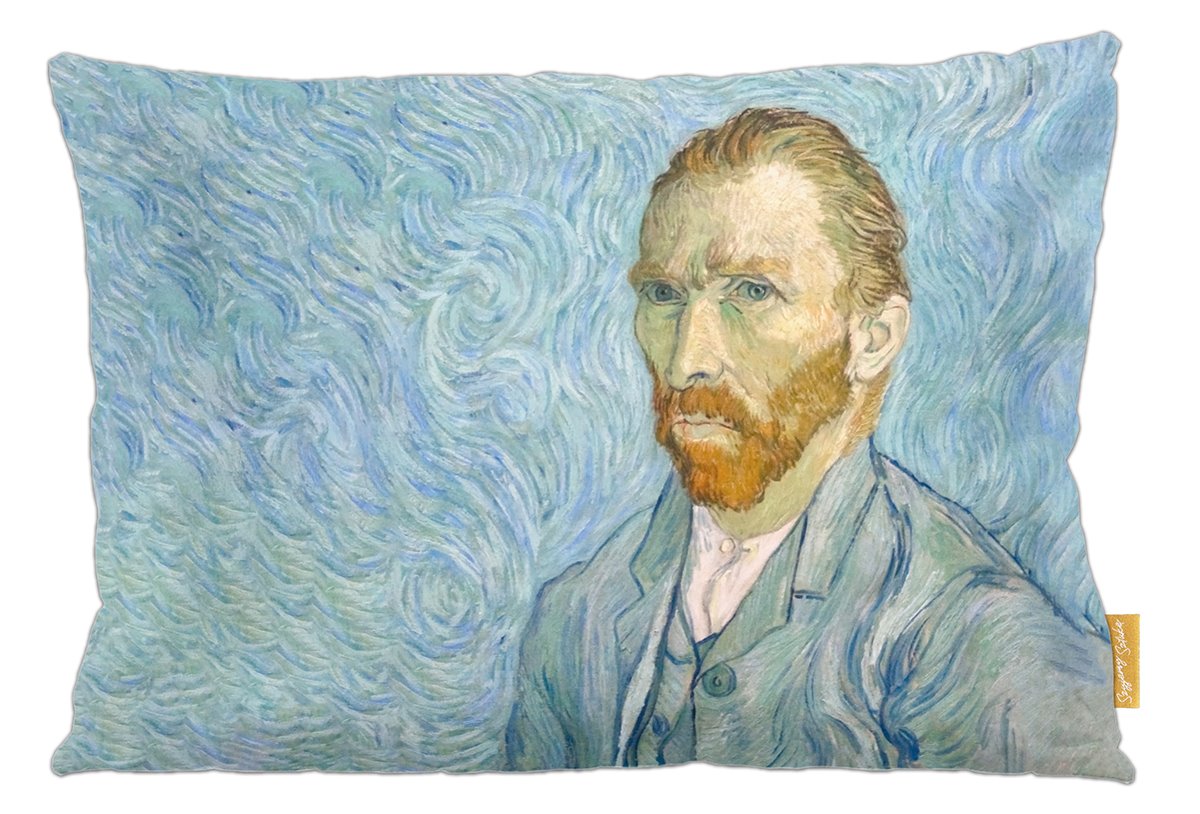 Poduszka dekoracyjna na prezent z obrazem Autoportret (F627) Vincent Van Gogh Szyjemy Sztukę