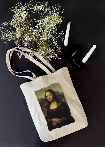 Torba bawełniana Mona Lisa Leonardo da Vinci