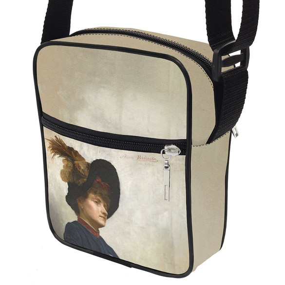 Torba listonoszka Kobieta z lornetką Anna Bilińska-Bohdanowiczowa