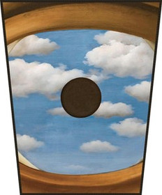 Ekran Fałszywe lustro René Magritte