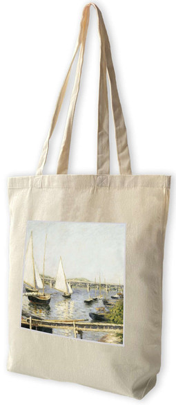 Torba z naszywką Żaglówki w Argenteuil Gustave Caillebotte