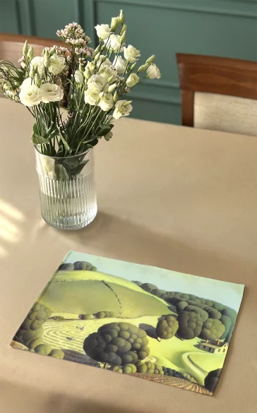 Podkładka na stół Young Corn Grant Wood