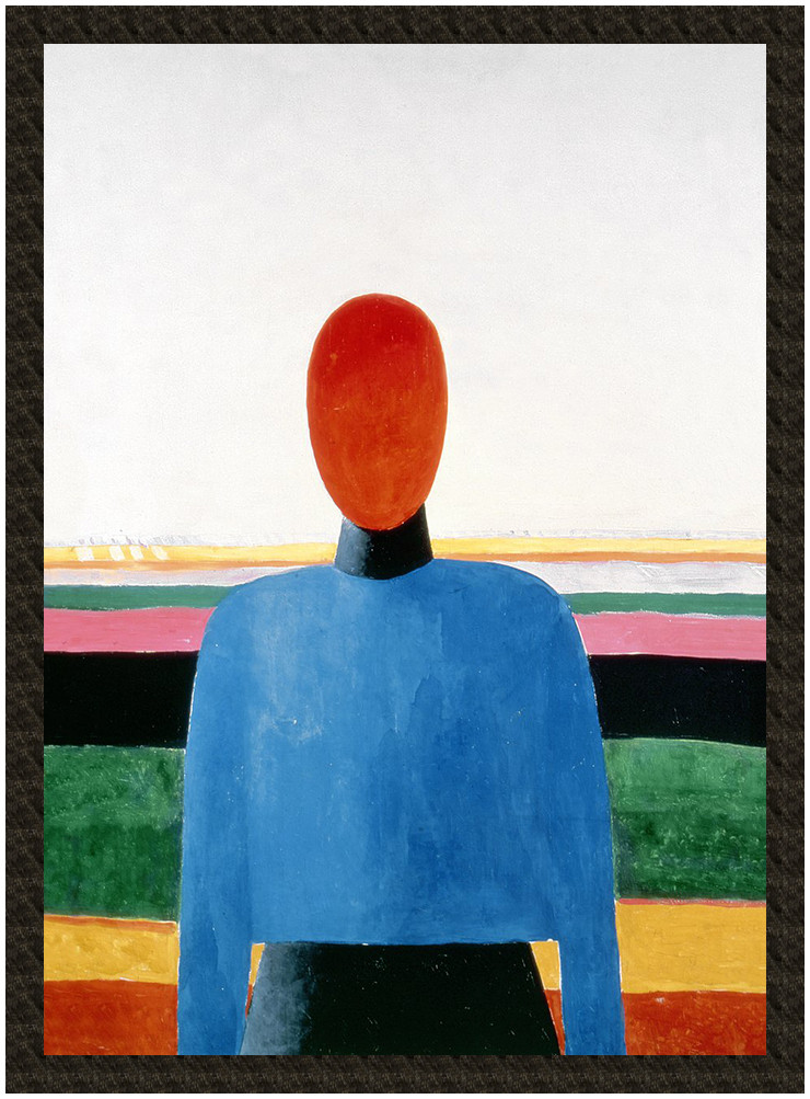 Naszywka Popiersie kobiety Kazimir Severinovich Malevich