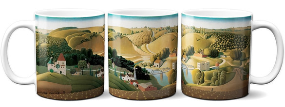 Kubek Stone City Grant Wood