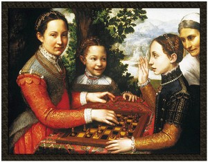 Naszywka Gra w szachy Sofonisba Anguissola