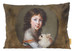 Poduszka Portret Elżbiety Mniszchówny z pieskiem Élisabeth Vigée-Lebrun
