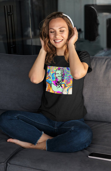 Bluzka damska z naszywką Psychodelic 04