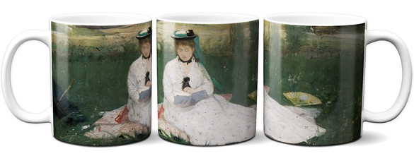 Kubek Czytanie (portret Edmy Morisot) Berthe Morisot