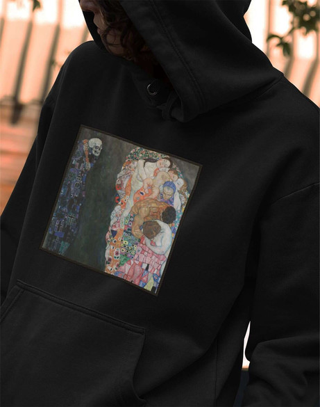 Bluza z naszywką Śmierć i życie Gustav Klimt