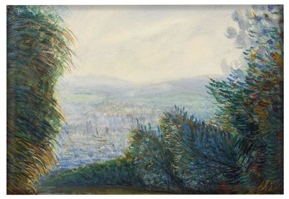 Magnes Dolina Auvers nad rzeką Oise Pierre-Auguste Renoir