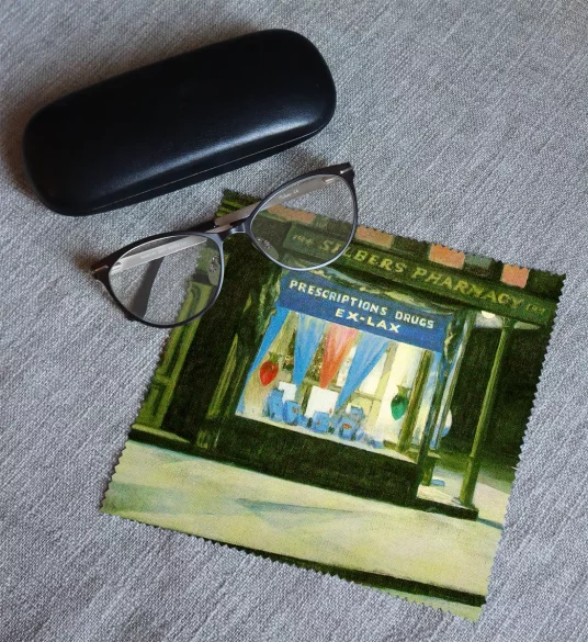 Ściereczka do okularów Apteka Edward Hopper