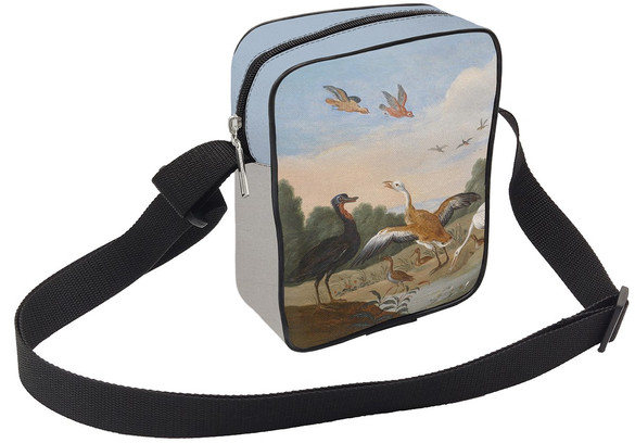 Torba listonoszka Czaple i kaczki na rzece Jan van Kessel (starszy)