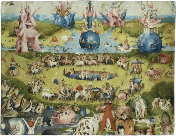 Podkładka na stół Ogród rozkoszy ziemskich Hieronim Bosch
