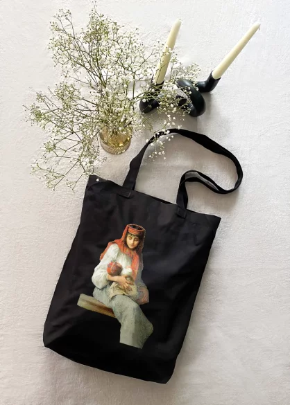Torba bawełniana Wieśniaczka z dzieckiem Anna Bilińska-Bohdanowiczowa