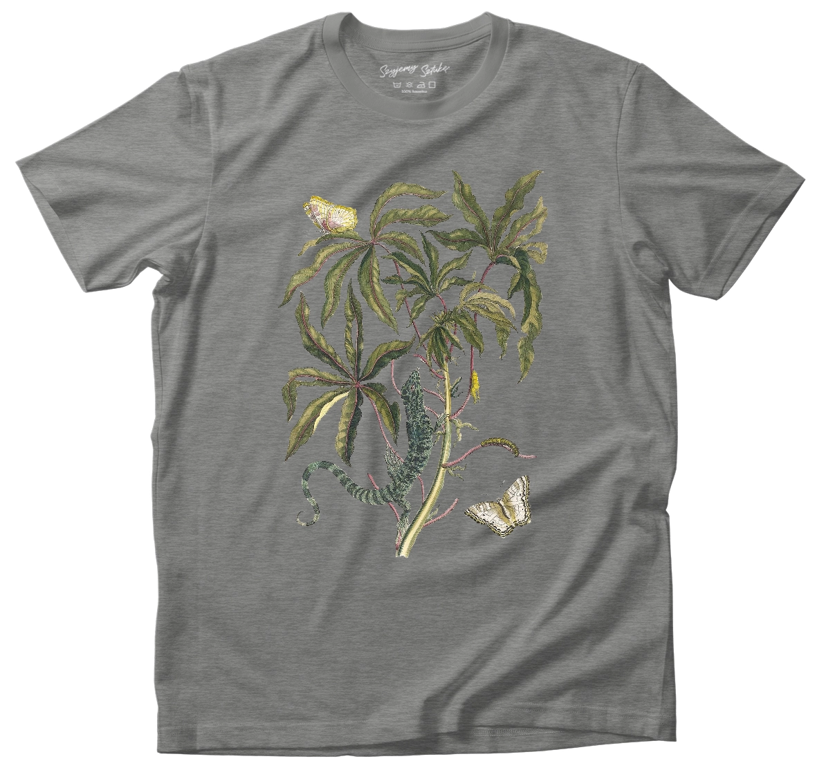 Koszulka Cassave Maria Sibylla Merian– koszulka z nadrukiem obrazu, t-shirt ze sztuką