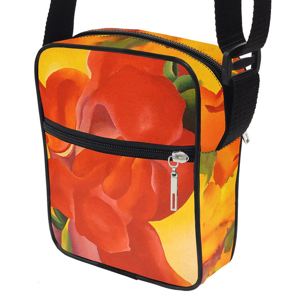 Torba listonoszka czerwona kanna Georgia O’Keeffe